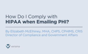 How do I comply with HIPAA when emailing PHI