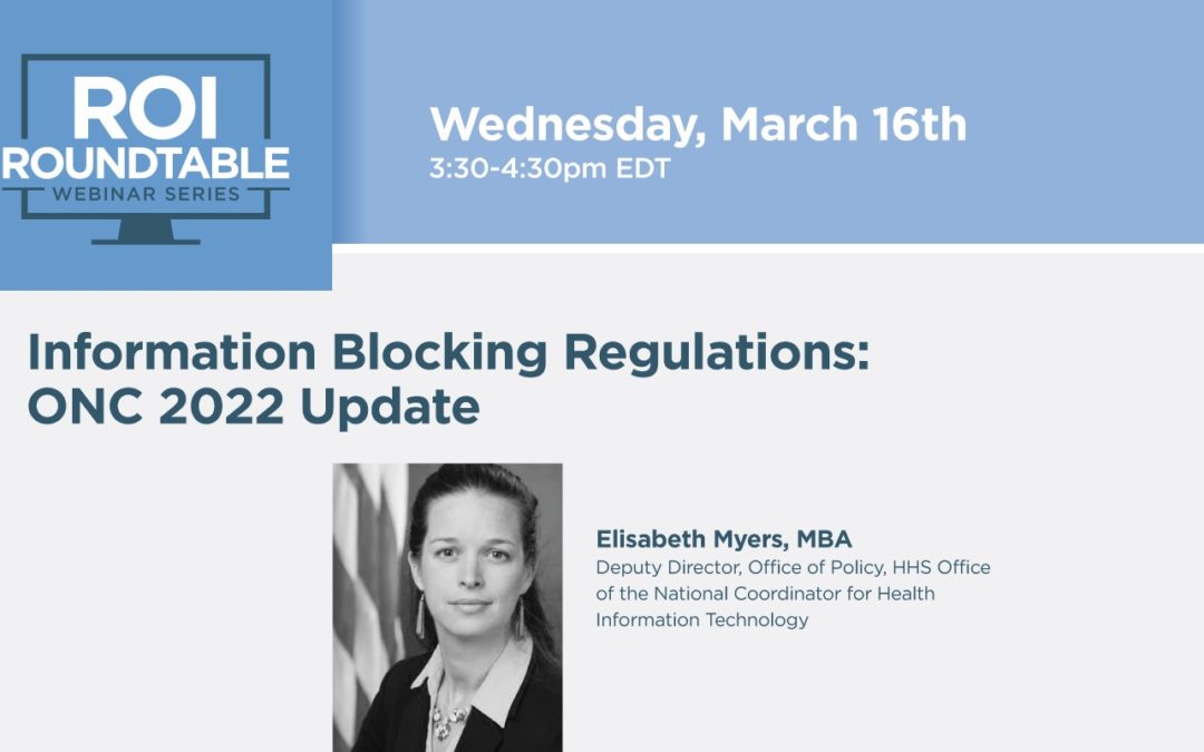 Information Blocking Regulations: ONC 2022 Update