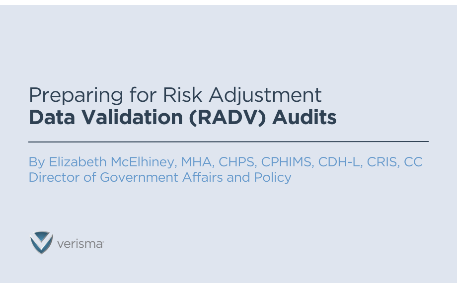 Preparing for Risk Adjustment Data Validation (RADV) Audits
