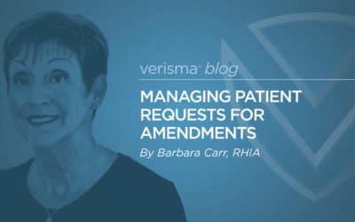Managing Patient Requests for Amendments – One Health Systems’ Story