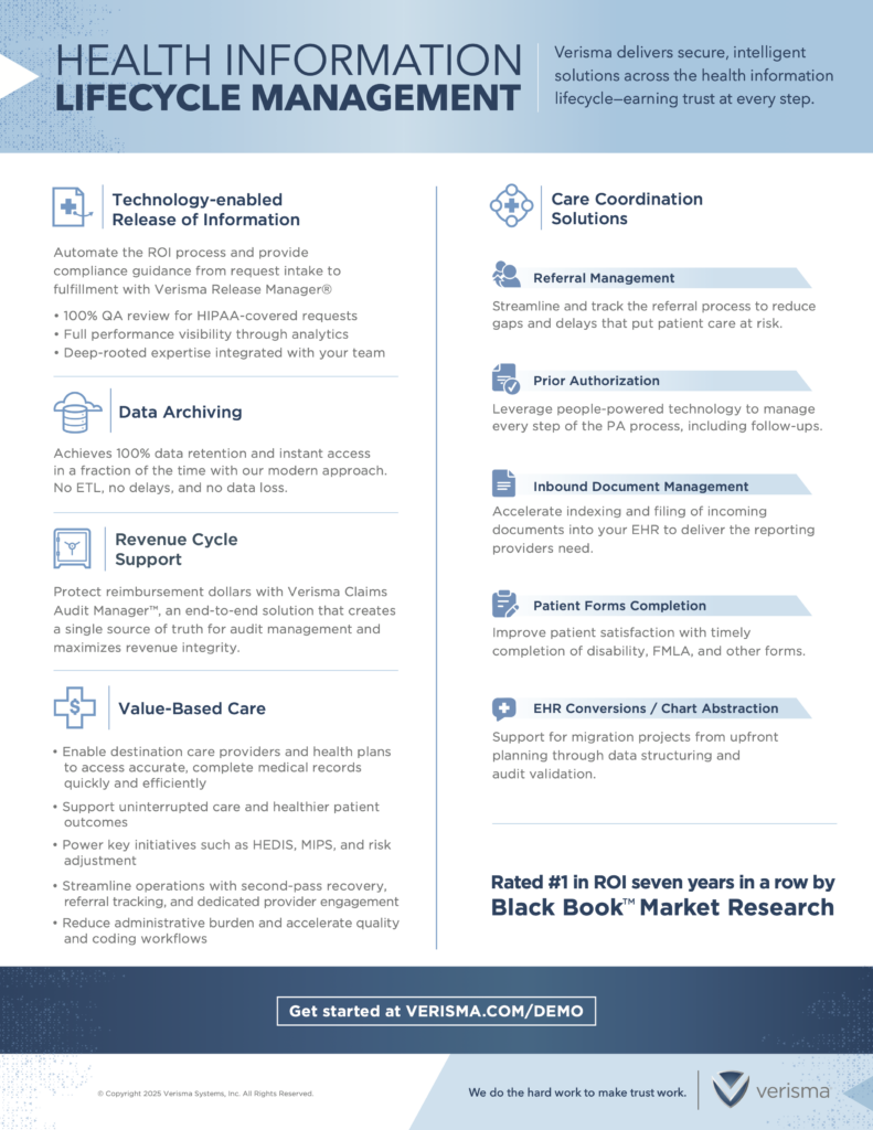 Verisma Overview Product Sheet