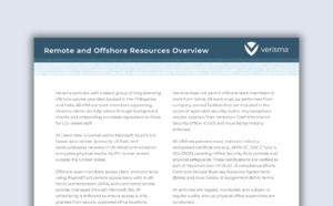 Remote & Offshore Resources Overview