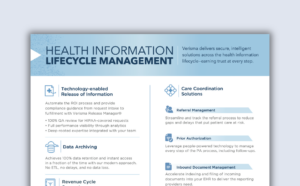 Verisma Solution Overview Product Sheet